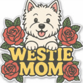 Sticker Westie Mom (Devant)