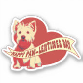 Sticker Westie (West Highland White Terrier) (Recto)