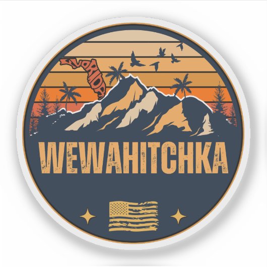 Sticker Wewahitchka, Floride (Devant)