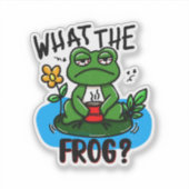 Sticker What the frog? (Devant)
