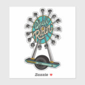 Sticker Wheel Ridin (Feuille)