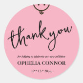 Sticker Whimsical Baby Girl (Devant)