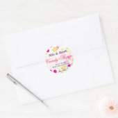 Sticker Whimsical Fleur colorée Candy Shoppe (Enveloppe)