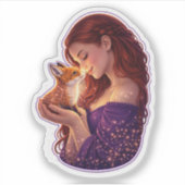 Sticker Whimsical Forest Fox (Devant)