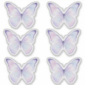 Sticker Whimsical Purple Butterfly Aesthetic Planner (Devant)