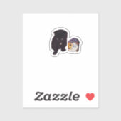 Sticker Whimsigoth avec carte (Feuille)