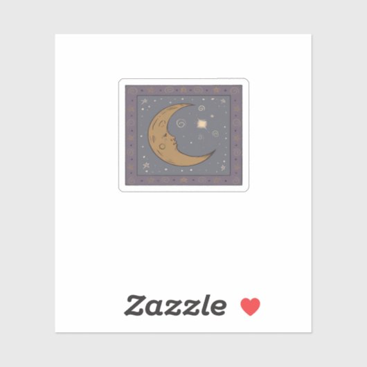 Sticker Whimsigoth Moon Classic (Feuille)