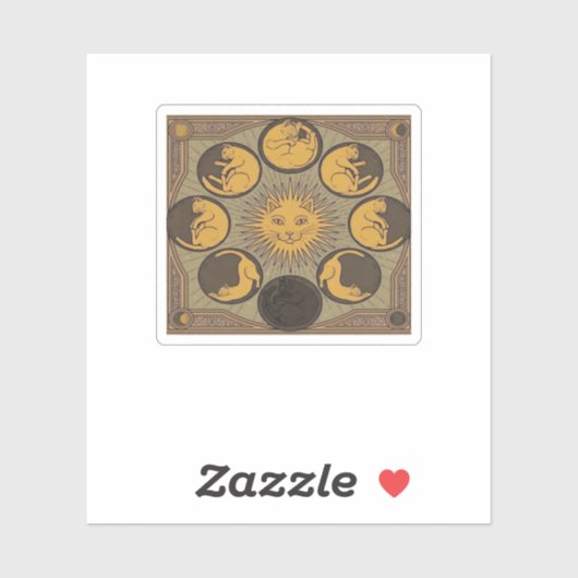 Sticker Whimsigoth Moon Classic (Feuille)