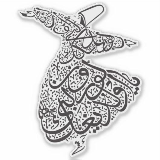 Sticker Whirling Dervish (Devant)
