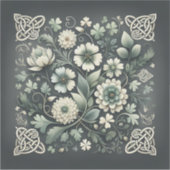 Sticker Whispered Clover Knotwork Garden (Devant)