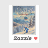 Sticker Whistler Vancouver Colombie-Britannique Canada 195 (Feuille)