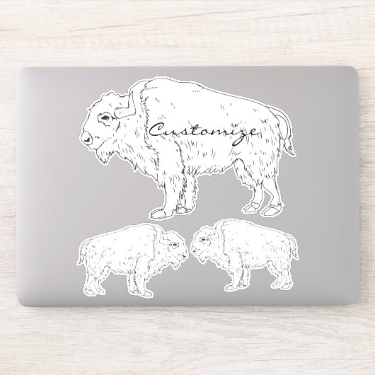 Sticker White Buffalo Thunder_cove (Ordinateur)