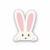 Sticker White Bunny (Recto)