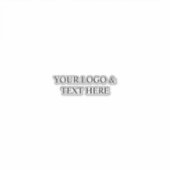 Sticker White Personalized – Your Logo & Text Here (Devant)