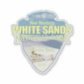 Sticker White Sands NP (flèche) (Devant)