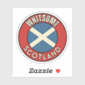 Sticker Whitsome, Écosse (Feuille)