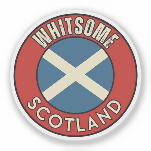 Sticker Whitsome, Écosse (Devant)
