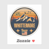 Sticker Whittemore, Iowa (Feuille)