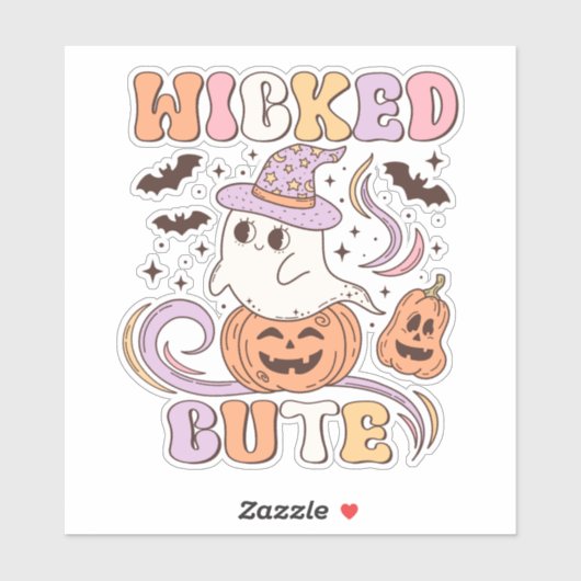 Sticker Wicked Cute Halloween (Feuille)