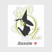Sticker Wicked Witch™ L'Assistant Du Logo Oz™ (Feuille)