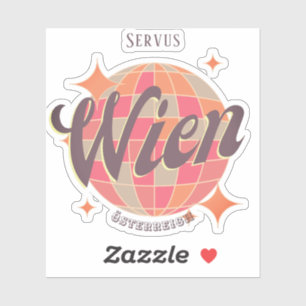 Sticker Wien Vienne Österreich Autriche Retro