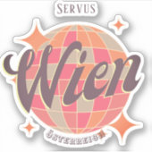 Sticker Wien Vienne Österreich Autriche Retro (Devant)