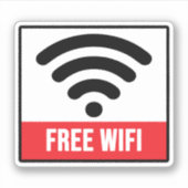 Sticker WiFi gratuit disponible (Devant)