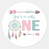 Sticker Wild One Boho (Devant)