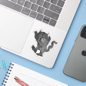 Sticker Wild Thing | Je vais vous manger (Ordinateur portable avec iPhone)