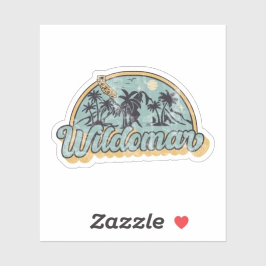 Sticker Wildomar, Californie (Feuille)