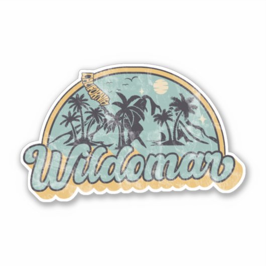 Sticker Wildomar, Californie (Devant)