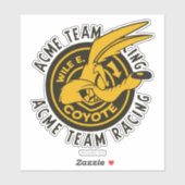 Sticker WILE E. COYOTE™ Acme Team Racing (Feuille)
