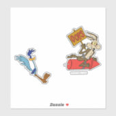 Sticker WILE E. COYOTE™ et ROAD RUNNER™ (Feuille)