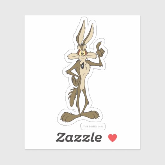 STICKER WILE E. COYOTE™ HAUT (Feuille)
