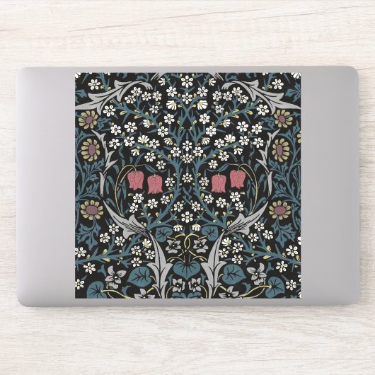 Sticker William Morris Blackthorn Floral Art Nouveau (Ordinateur)