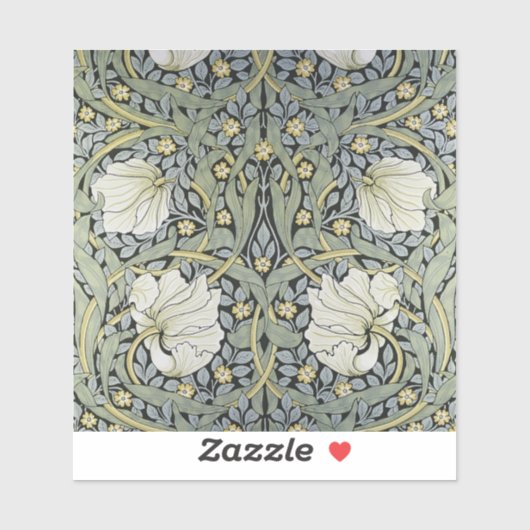 Sticker William Morris - Design Motif Pimpernel (Feuille)