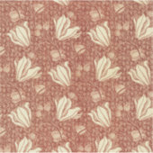Sticker William Morris Style Red Lily Floral Pattern (Devant)