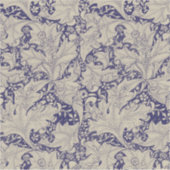 Sticker William Morris Wallflower bleu damas floral (Devant)