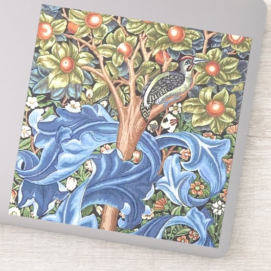 Sticker William Morris Woodpecker Tapestry (Détail)