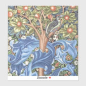 Sticker William Morris Woodpecker Tapestry (Feuille)