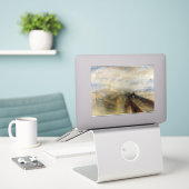 Sticker William Turner - Pluie, vapeur et vitesse (Ordinateur portable sur le bureau)