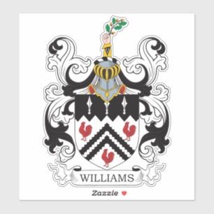 Sticker Williams Family Crest