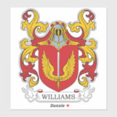 Sticker Williams Family Crest (Feuille)
