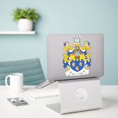 Sticker Williams Family Crest (Ordinateur portable sur le bureau)