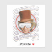 Sticker Willy Wonka dans les lunettes de Wonkavision (Feuille)