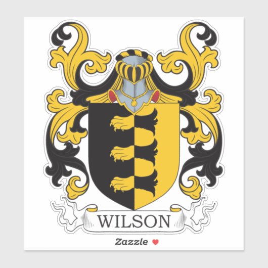 Sticker Wilson Family Crest (Feuille)