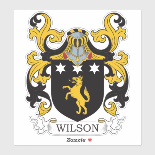 Sticker Wilson Family Crest (Feuille)