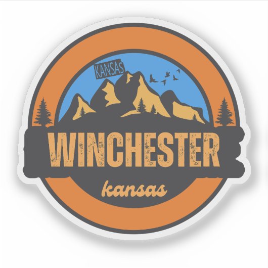 Sticker Winchester, Kansas (Devant)