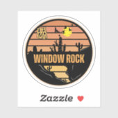 Sticker Window Rock, Arizona (Feuille)