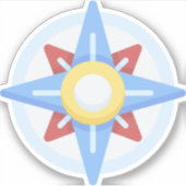 Sticker Windrose (Devant)